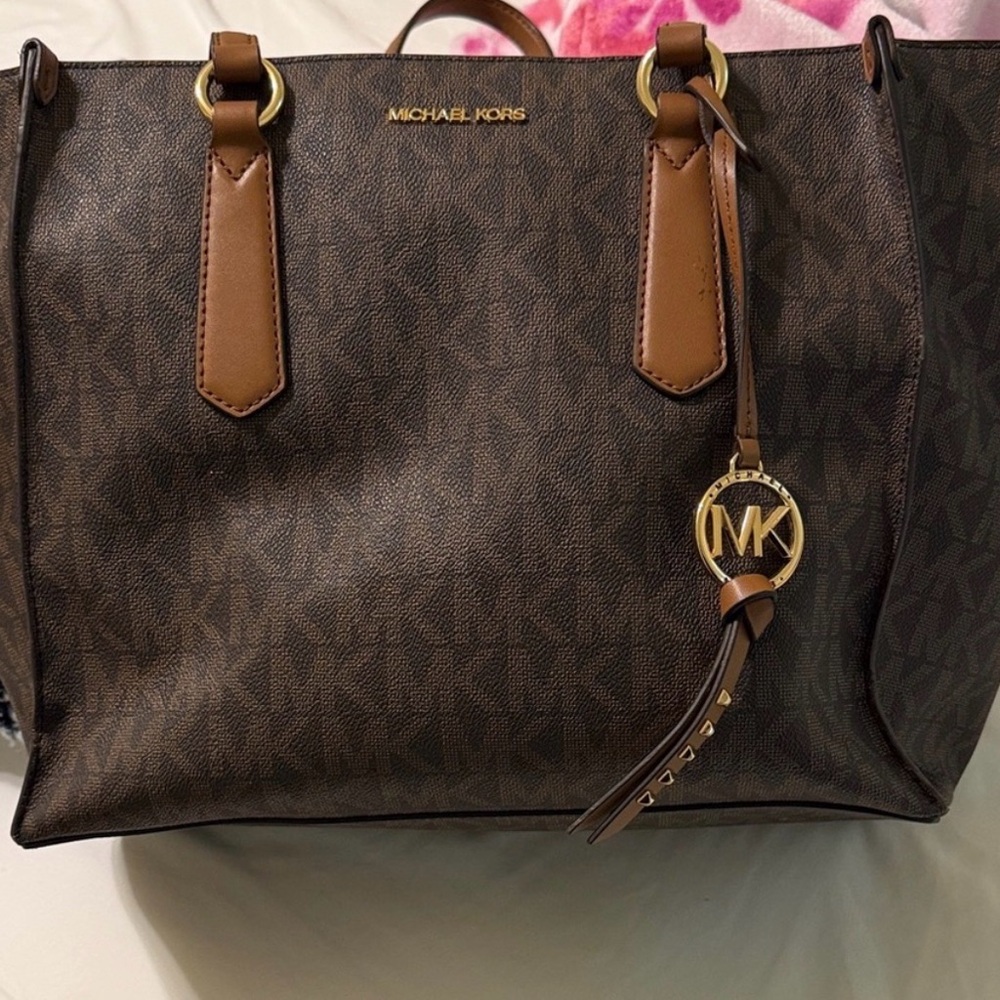 Michael Kors Dark Brown Signature Tote